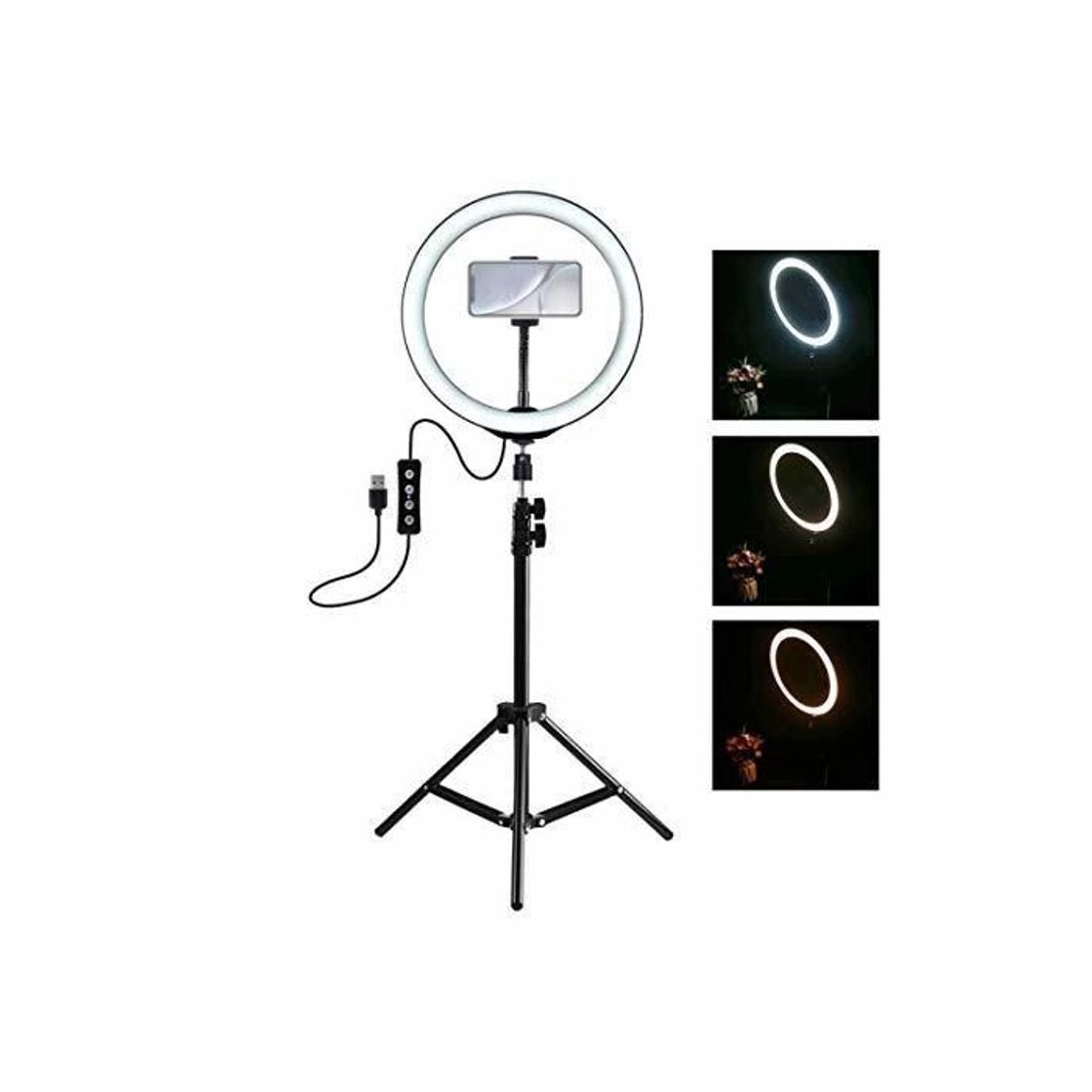 Producto DUS Aro de Luz con Tripode LED Ring Light Anillo Luz para