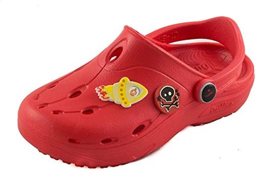 Chung Shi Dux, Mocasín Unisex Niños, Rojo, 24