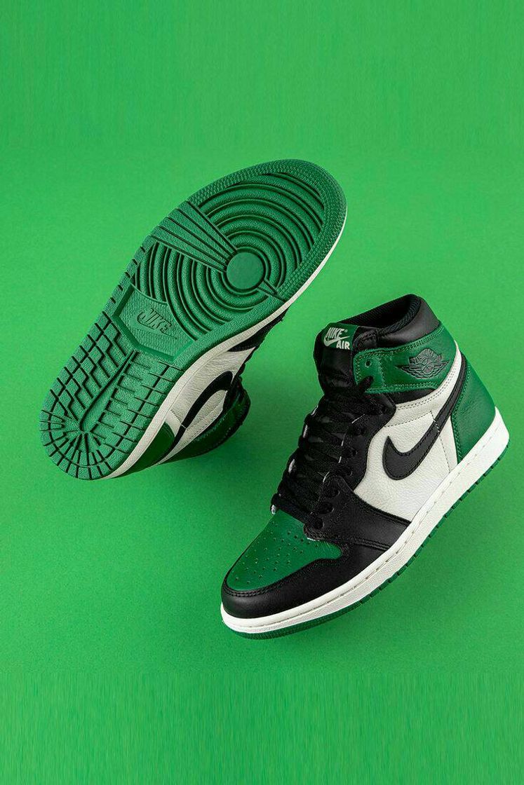 Social Air Jordan 1 Retro High OG Pine Gree