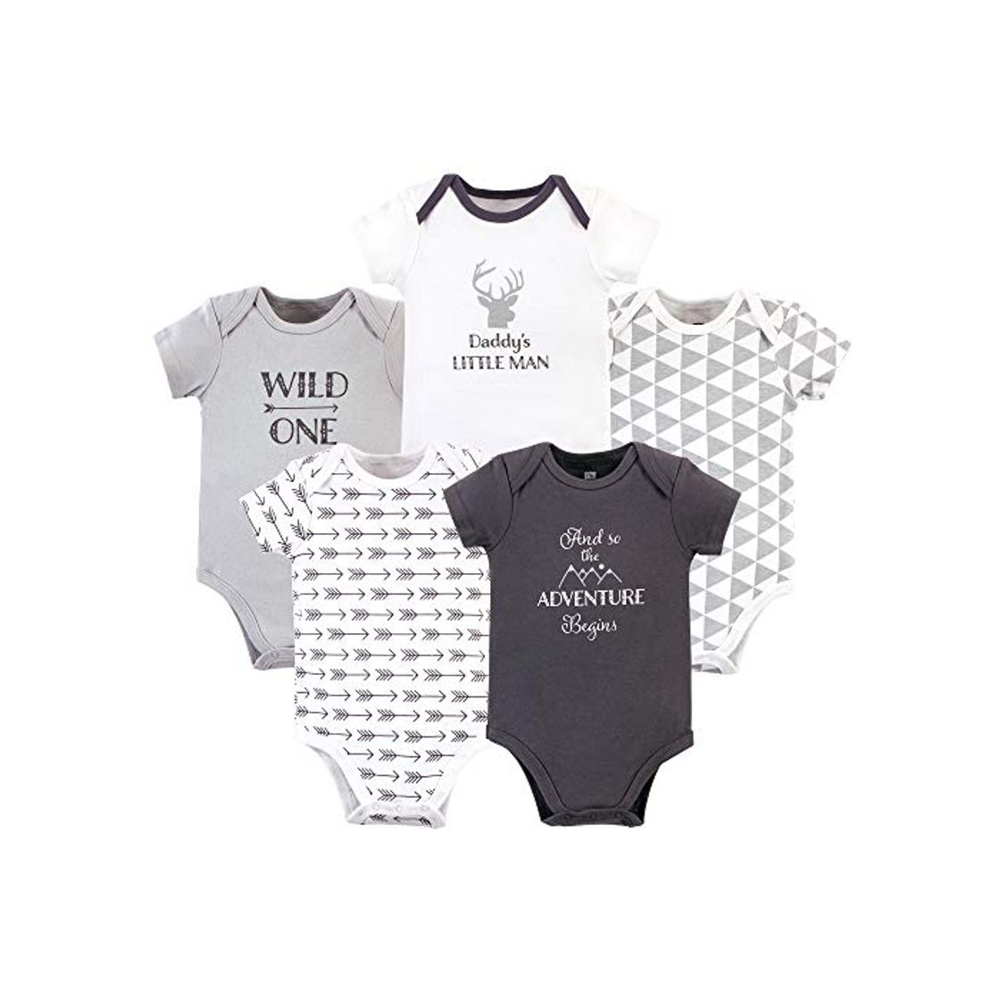 Moda Hudson Baby Unisex Baby Cotton Bodysuit