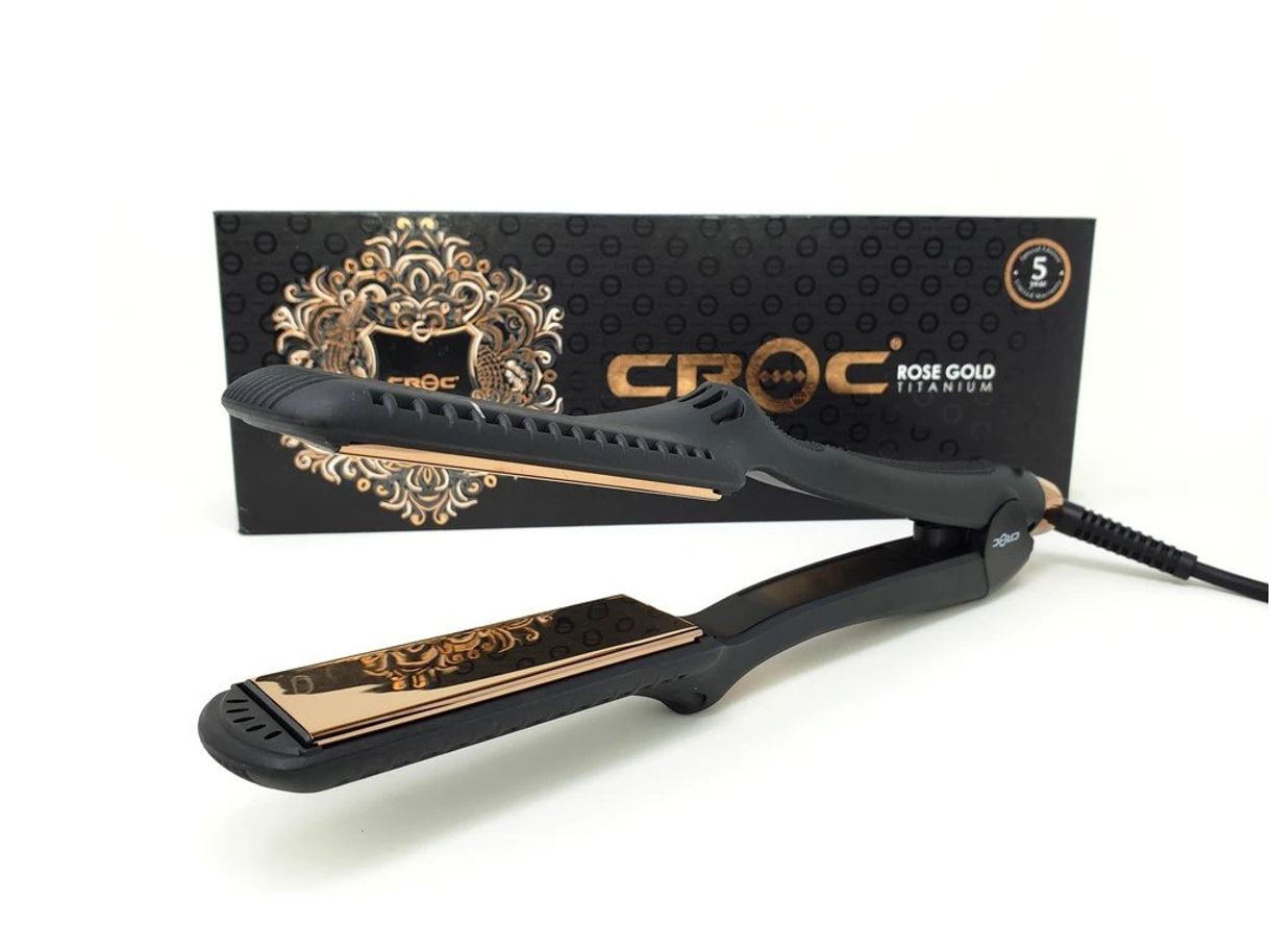 Moda Plancha croc Rose Gold