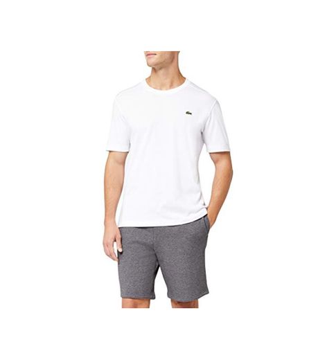 Lacoste TH7618, Camiseta para Hombre, Blanco