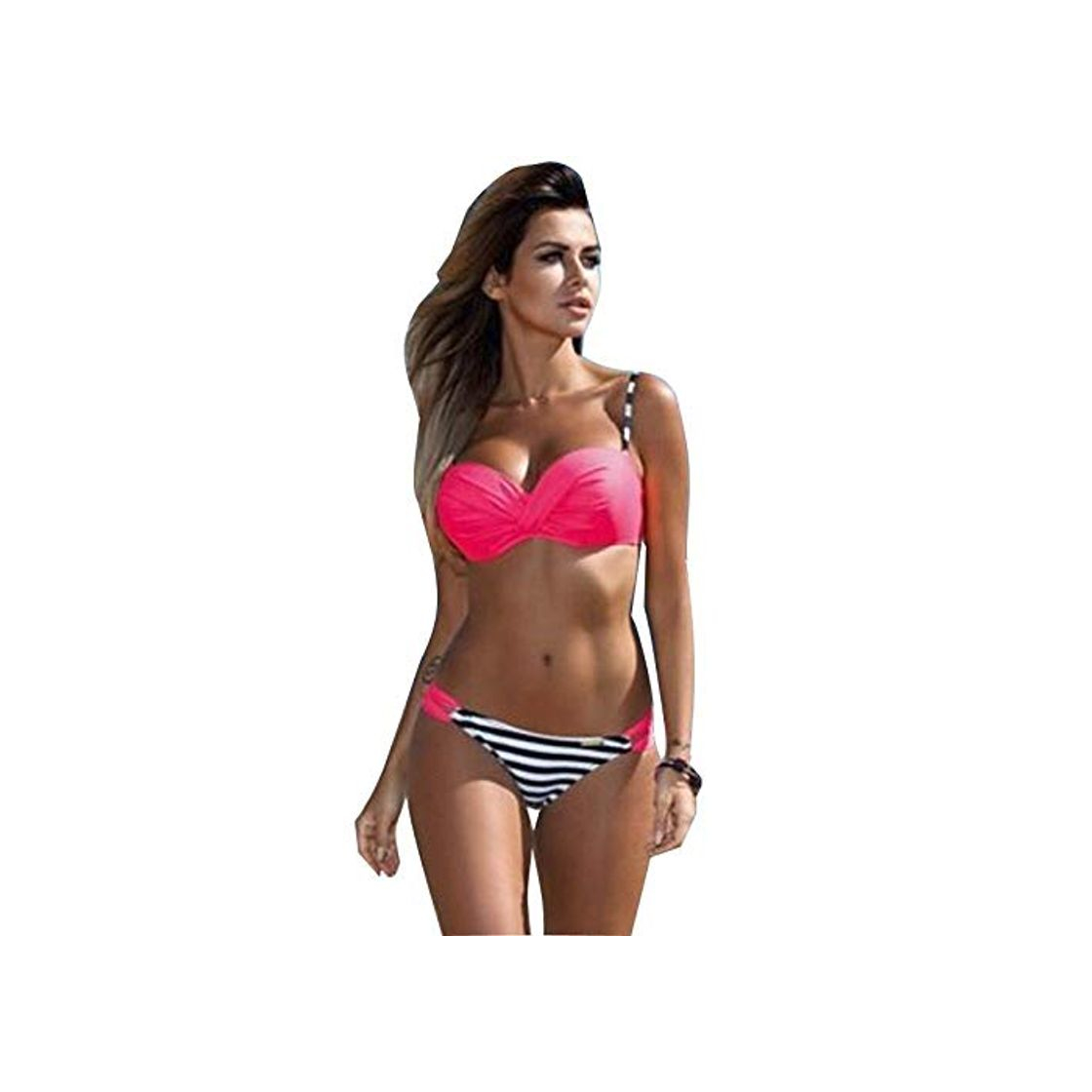 Fashion Bikini Bikinis Sexy Traje De Baño De Mujer Trajes De Baño De Cintura Baja De Verano Halter Top Push Up Bikini Set Traje De Baño De Talla Grande M 07