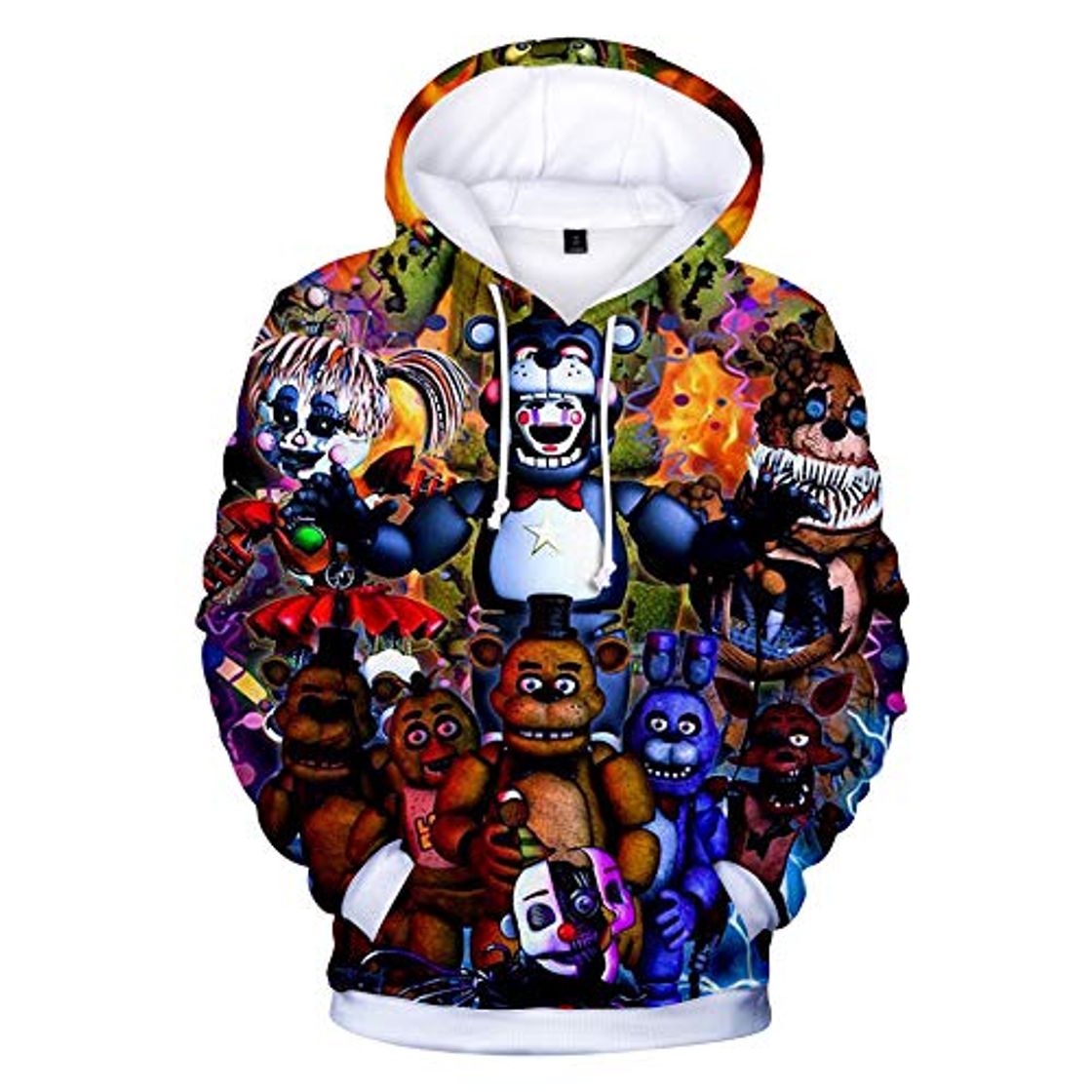 Social ASADVE Digital Printed 3D Hooded Sweater