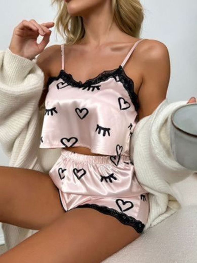 Moda Pijama rosa lindo