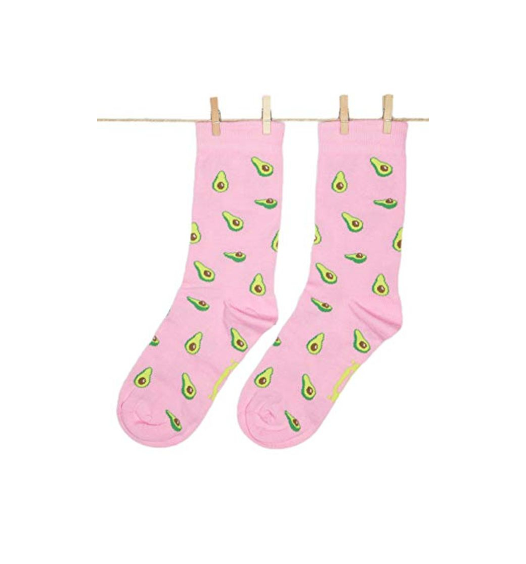 Fashion Roits Calcetines Aguacates Rosa 36