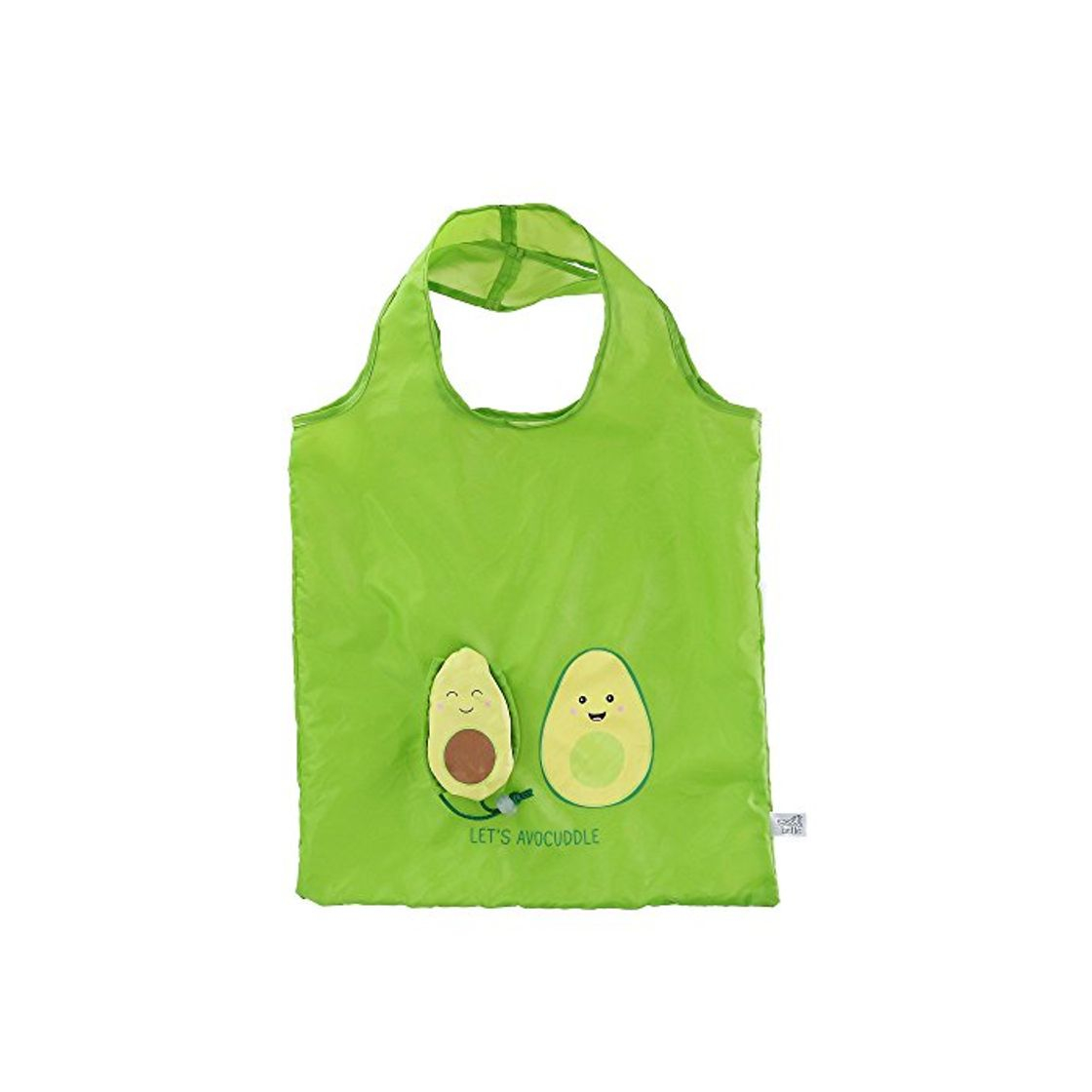 Fashion Avocado) - Sass & Belle Foldable Compact Reusable Shopping Bag