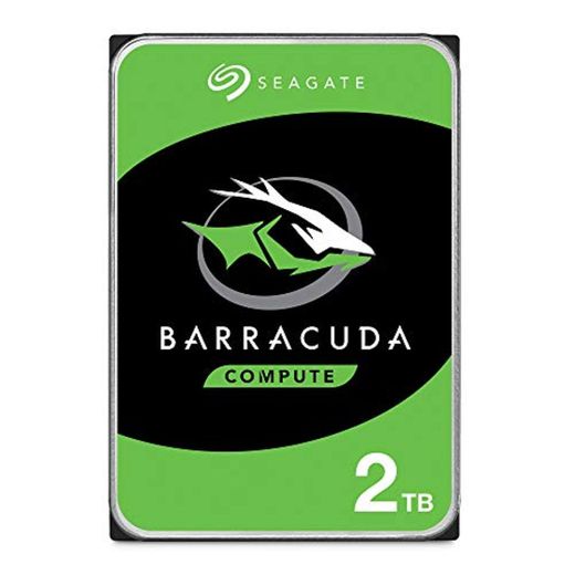 Seagate BarraCuda, 2 TB, Disco duro interno, HDD, 3,5" SATA 6 Gb/s,