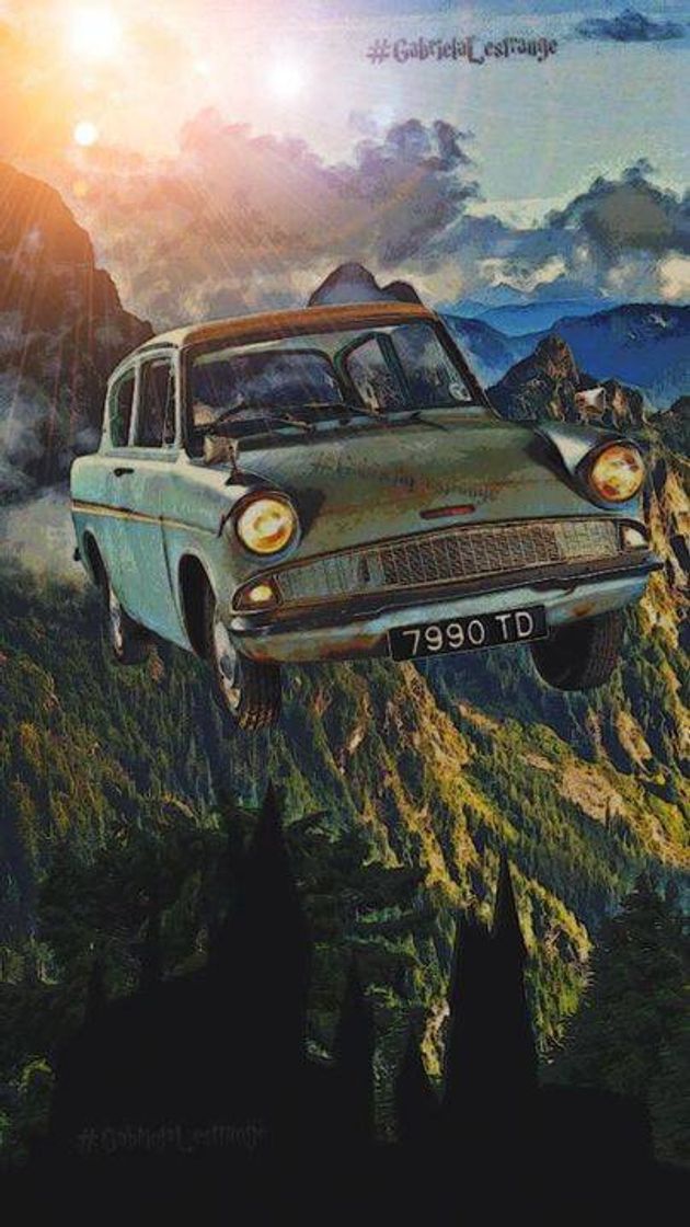 Fashion Ford Anglia Voador