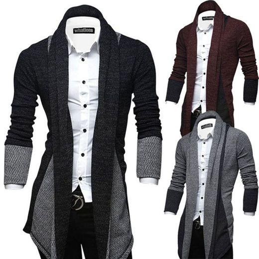 Men's Casual Fashion Casual Cardigan Sweater Slim 