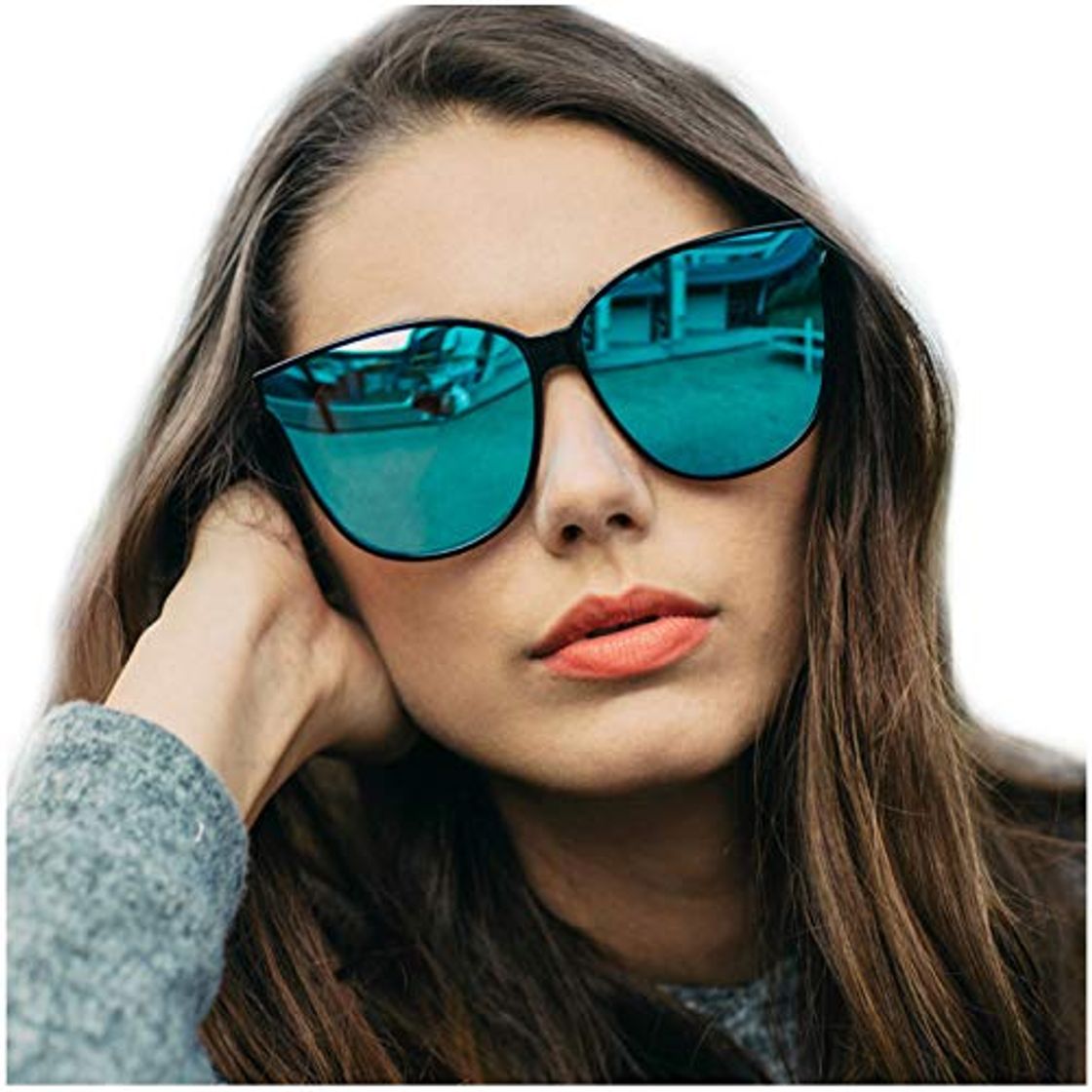 Producto Gafas de sol estilo ojo de gato extragrandes con lentes de protección