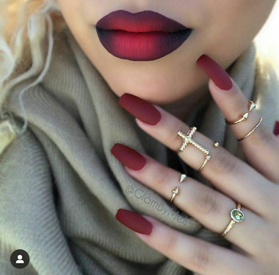 Moda Unhas vinho