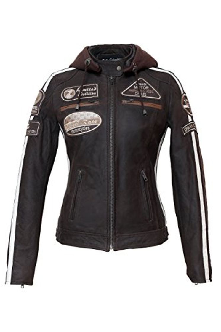 Producto Chaqueta Moto Mujer de Cuero Urban Leather '58 LADIES'