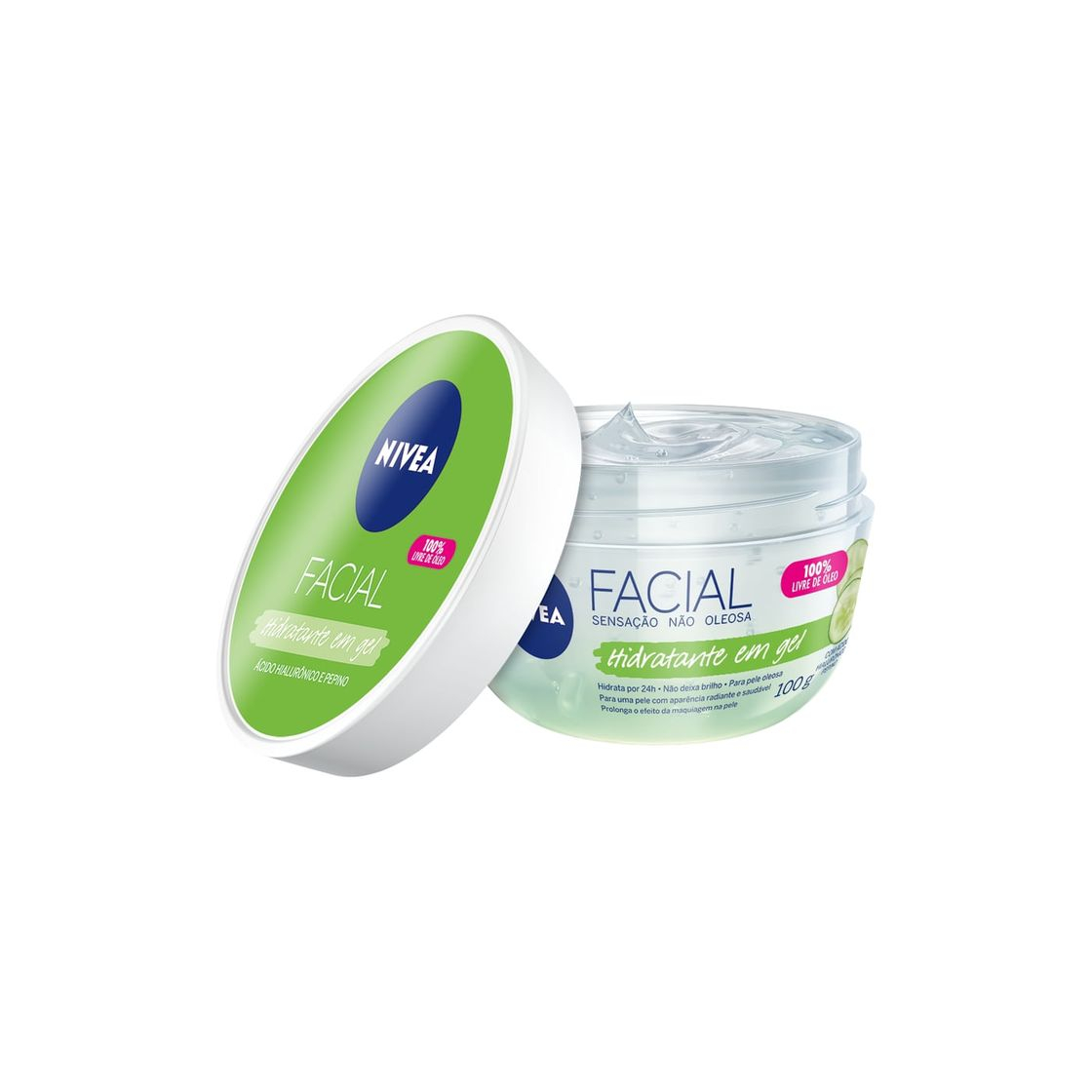 Productos Gel hidratante nivea pepino e ácido hialurônico 