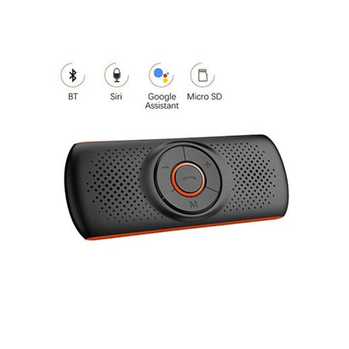 Electronic Aigoss Manos Libres para Coche Bluetooth 4.2 con Siri y Google Assistant