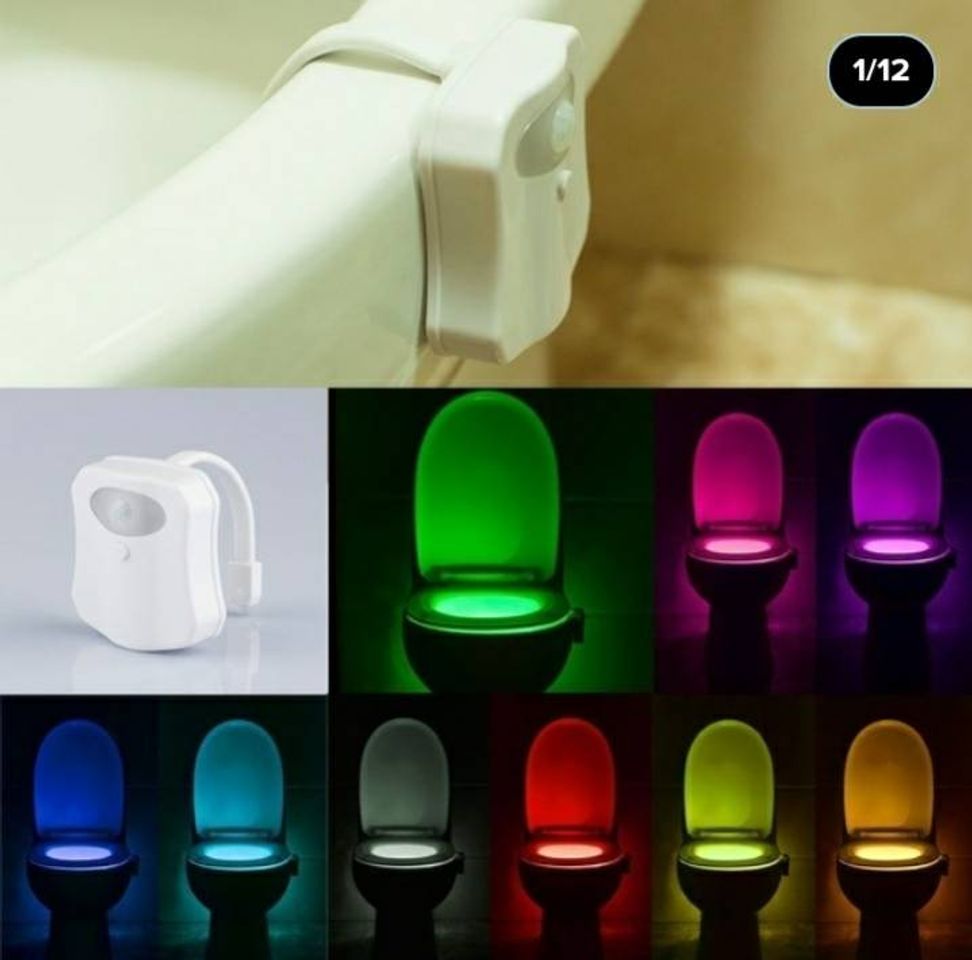 Moda  Sensor de movimiento humano (Luz de baño)