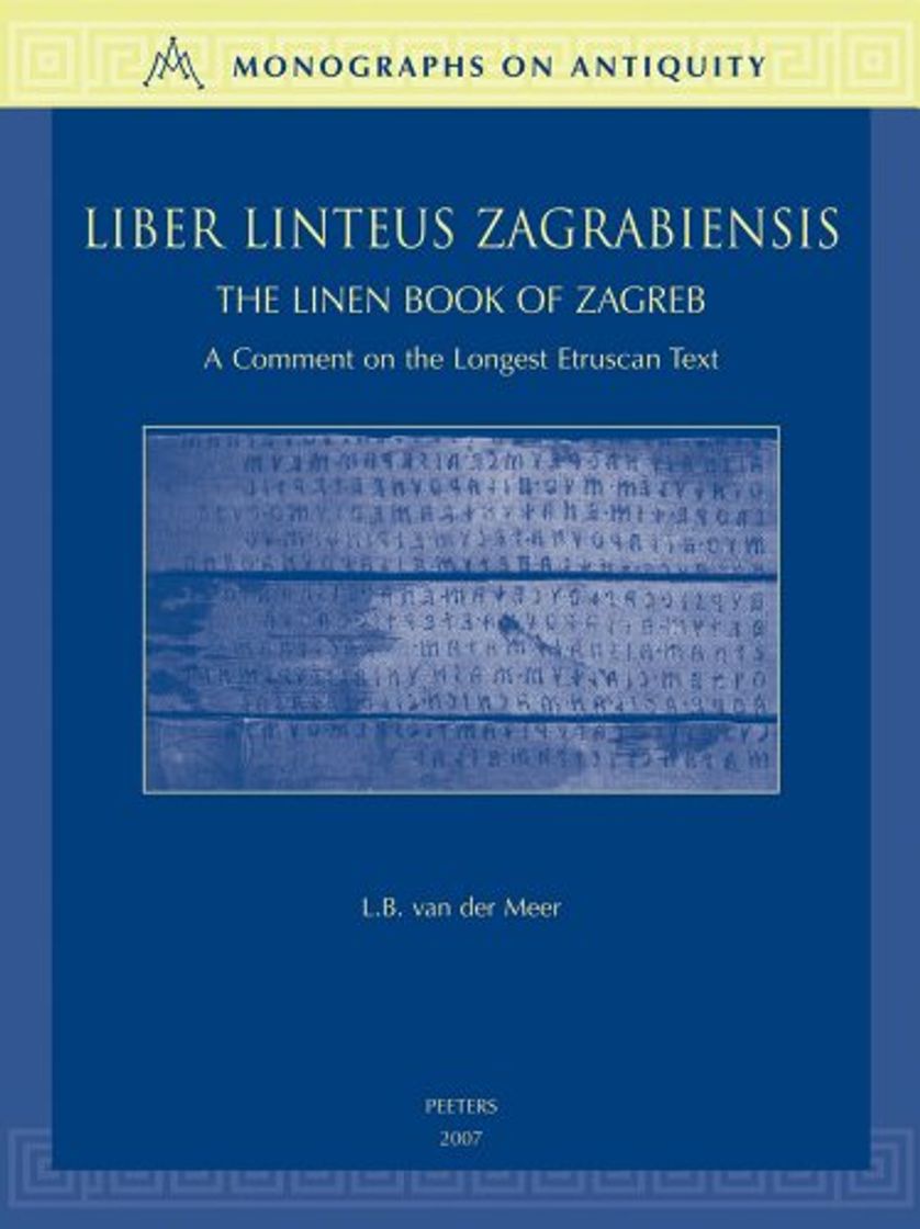 Book LIBER LINTEUS ZAGRABIENSIS THE