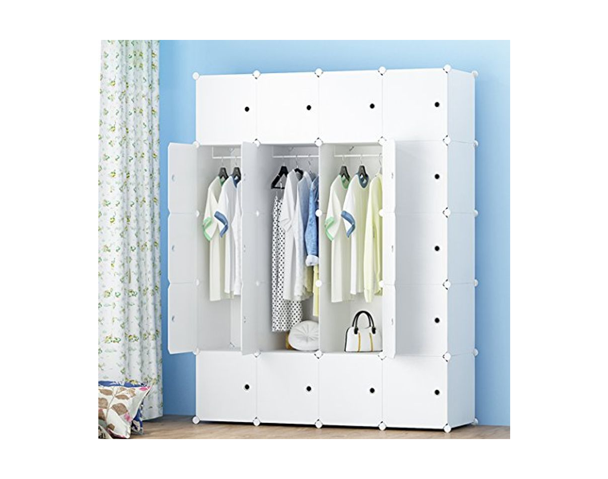 Producto PREMAG Armario portátil, ropero Combinado, Armario Modular para Ahorrar Espacio, Ideal Organizador