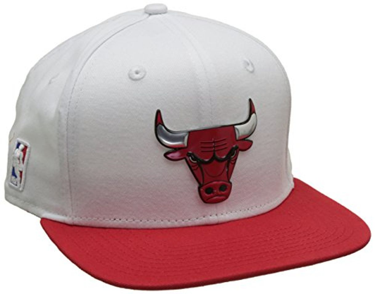 Social New Era 950 Chicago Bulls Gorra, Hombre, Blanco, FR : SM