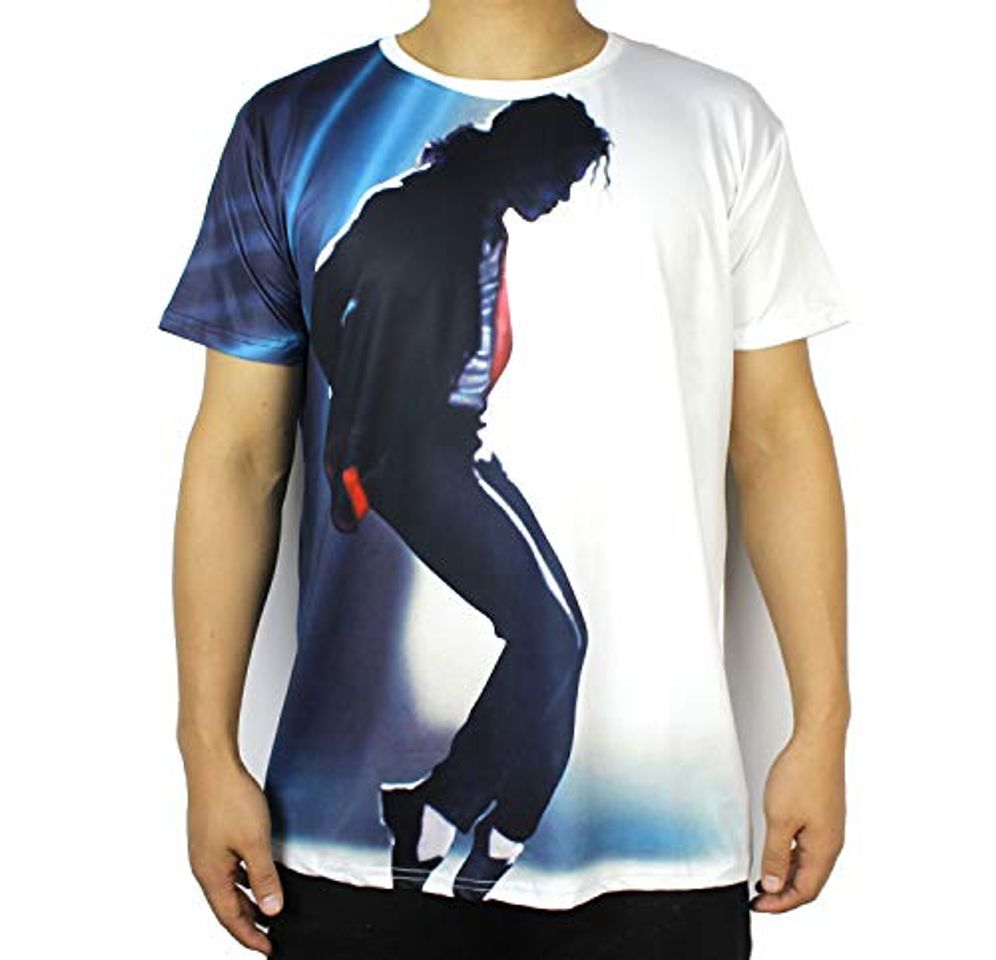 Product Shuanghao MJ Michael Jackson Space Dance Top Punk Cotton 100% Colorful Tshirt