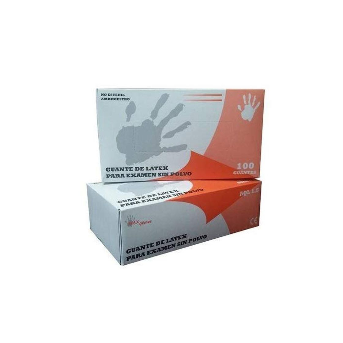 Social Guantes de Latex Natural Clorinado Sin Polvo Max Gloves