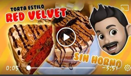 💠 Frede Brocha- Red Velvet sin horno