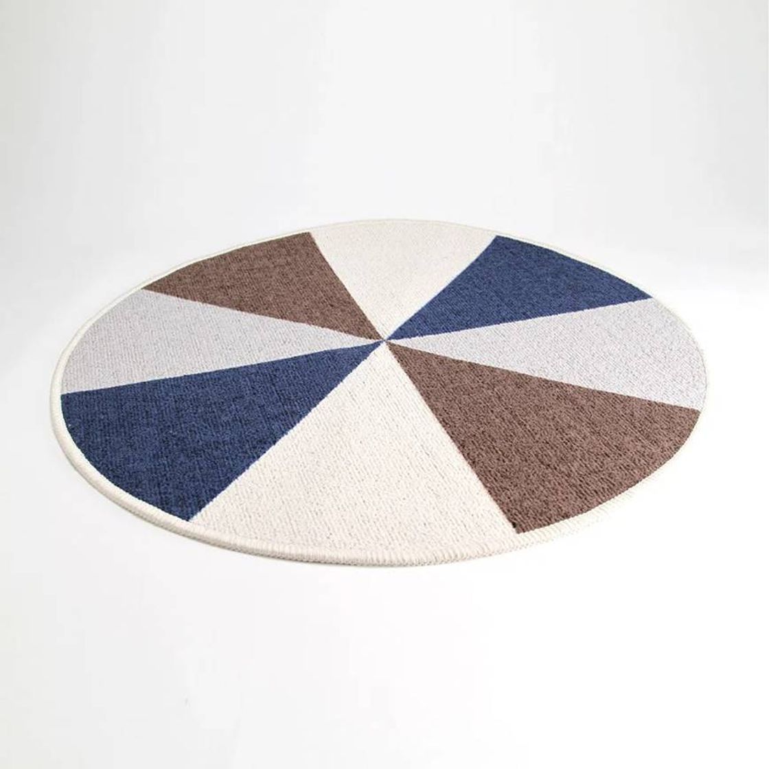 Moda 💠Tapete circular, Azul, 60 cm diámetro