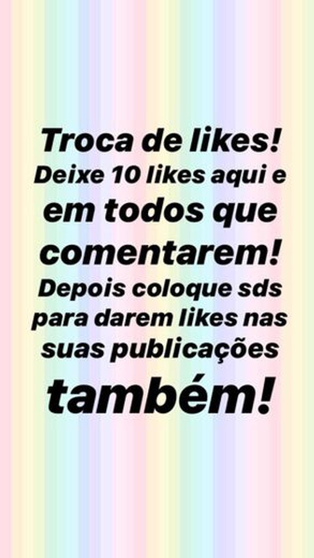 Moda Troca de Likes