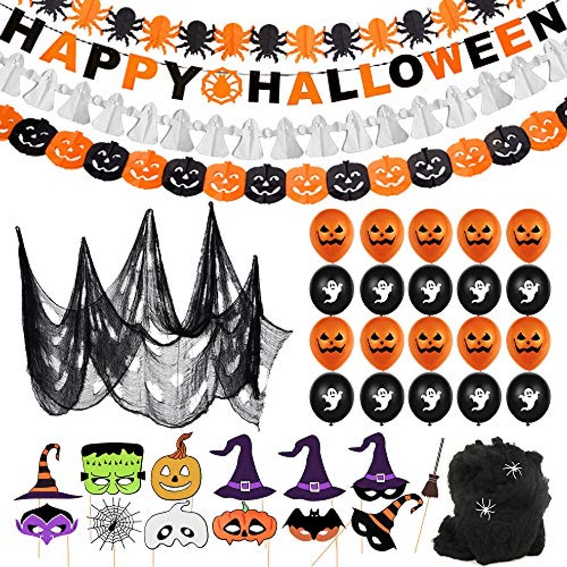 Productos Halloween Globos Decoración Set