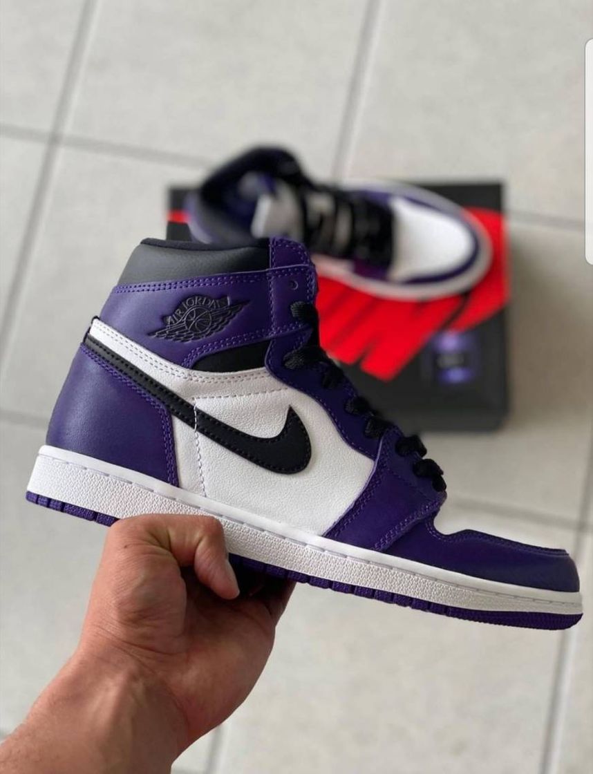 Fashion Jordan 1 Retro High Og Court Purple White