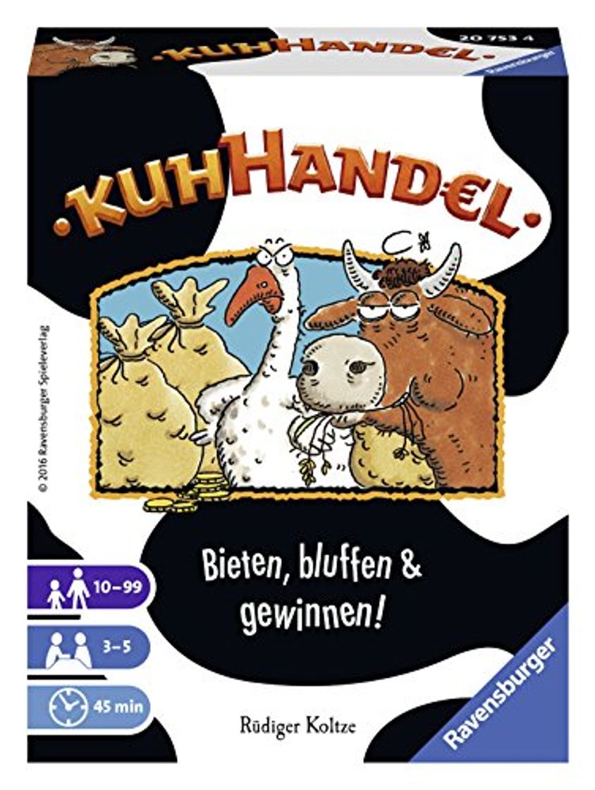 Productos Ravensburger 20753 Kuhhandel - Juego de Cartas