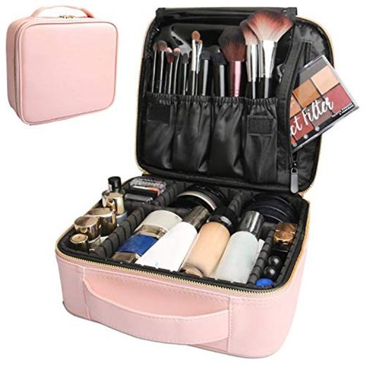 Kit de Maquillaje Neceser Make Up Bolso de Cosméticos Portable Organizador Maletín