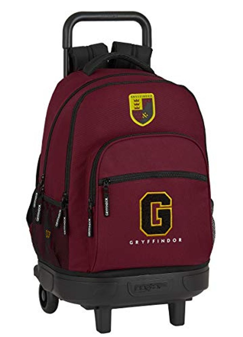 Social Mochila Safta Escolar con Carro Incluido y Espalda Acolchada de Harry Potter