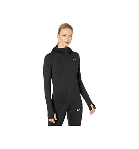 NIKE W Nk Elmnt Hoodie FZ Sudadera, Mujer, Black/