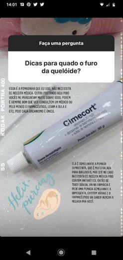 Pomada para inflamação na pele 