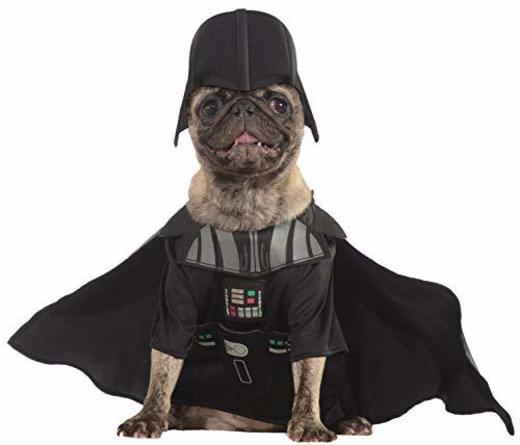 Star Wars - Disfraz de Darth Vader para mascota, Talla L perro