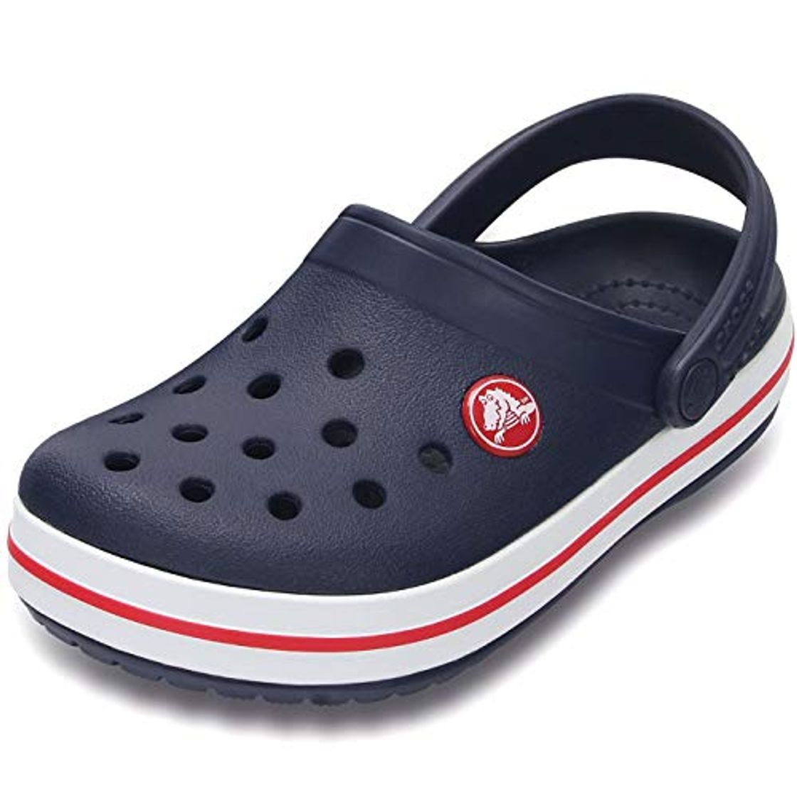 Social Crocs Crocband Clog K, Zuecos con Correa Unisex-Bambini, Blu