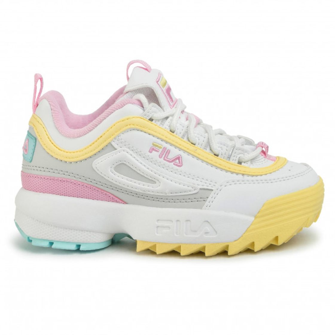 Product Zapatos de niña FILA Disruptor CB JR en Cuero Blanco 1010850