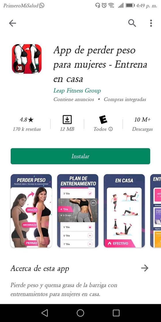 App App de  perder peso 