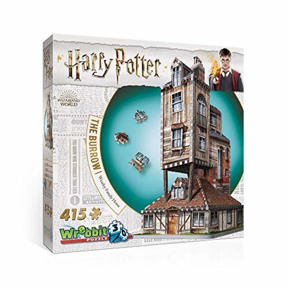 Social Puzle 3D Wrebbit Harry Potter La casa madriguera de la familia Weasley