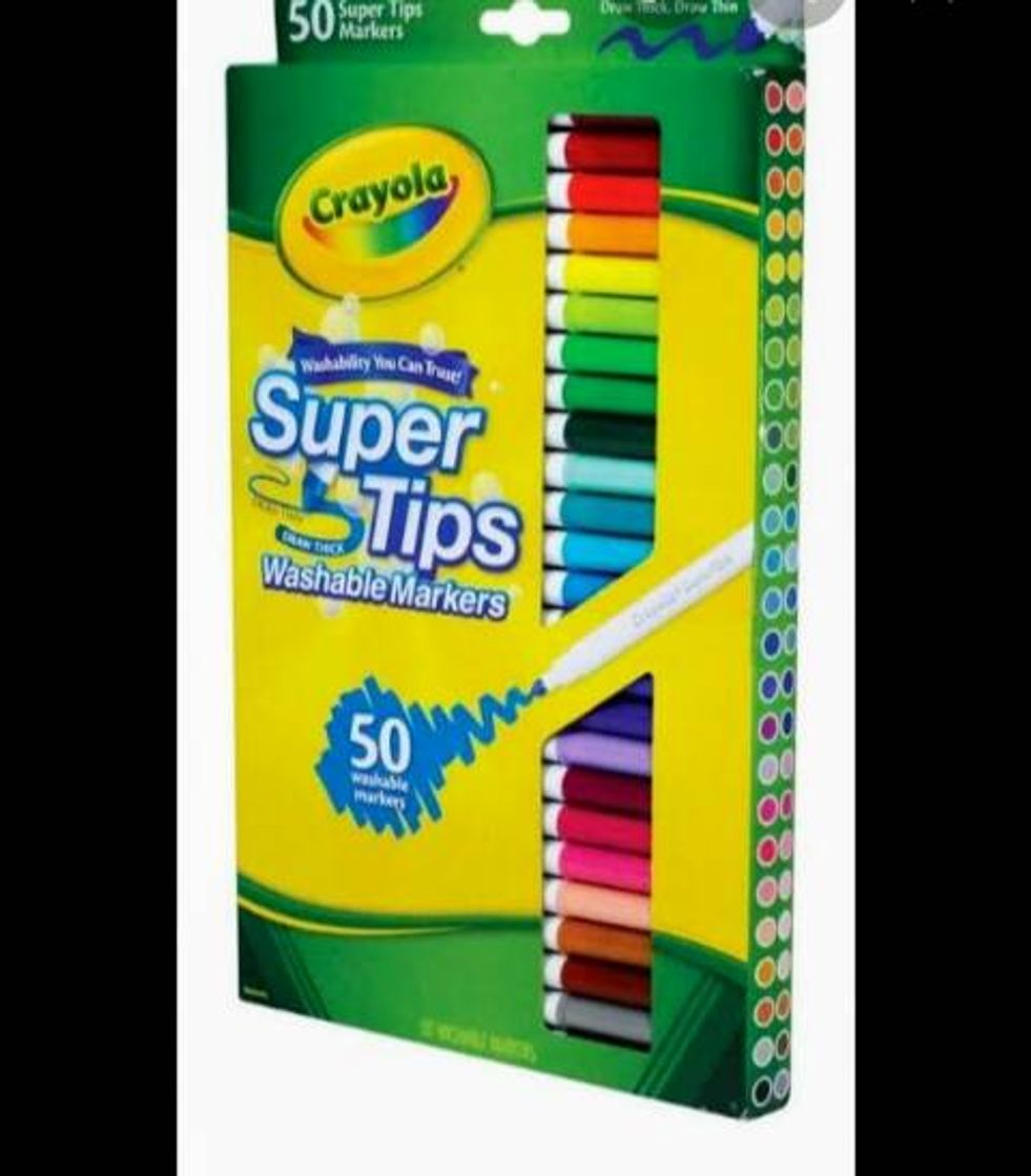 Fashion Crayola Super Tips 50 - Útiles para Dibujo y Pintura en Mercado ...