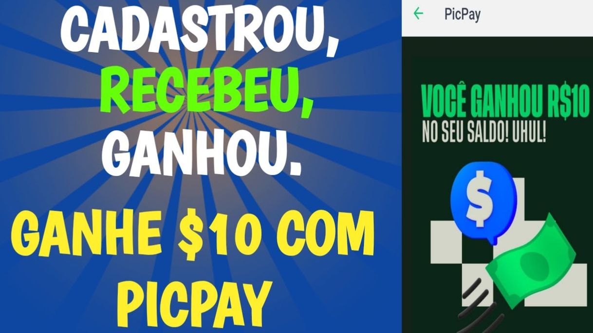 Fashion Cadastrando no picpay com meu link vc ja ganha 10 reais.