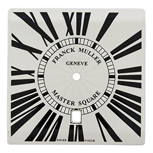 Franck Muller Master Cuadrado 35 mm Plata Roman Dial para 6000 Reloj Modelos