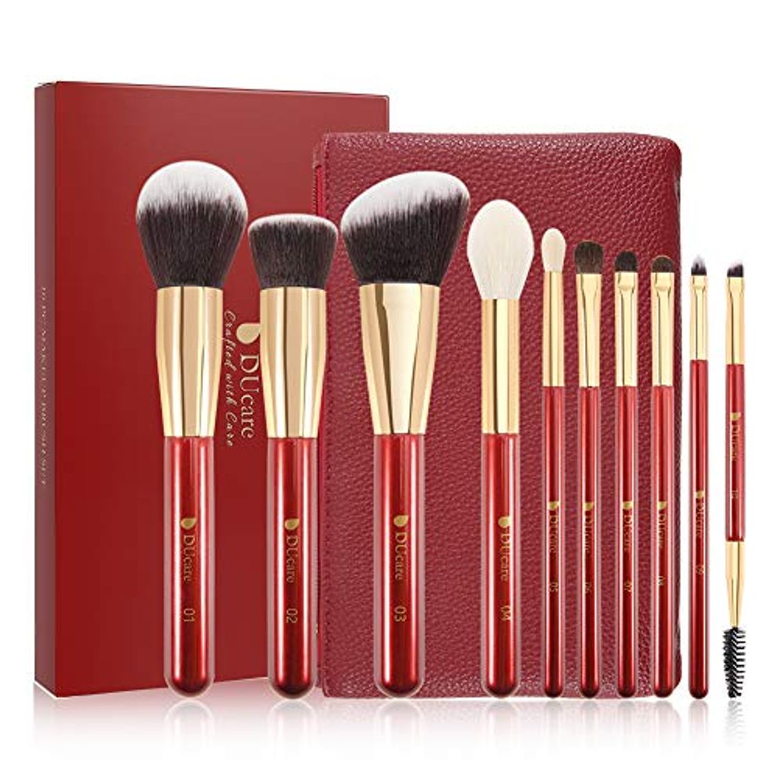 Products DUcare 10 PC Brochas Maquillaje Set Profesional