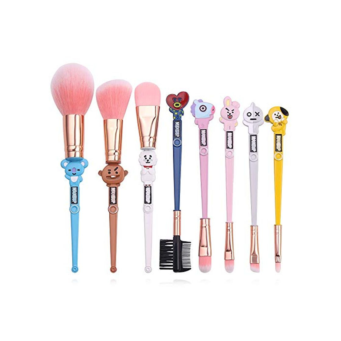 Producto Bts pinceles de maquillaje Lindo conjunto pinceles maquillaje,8PCS pinceles de maquillaje hadas