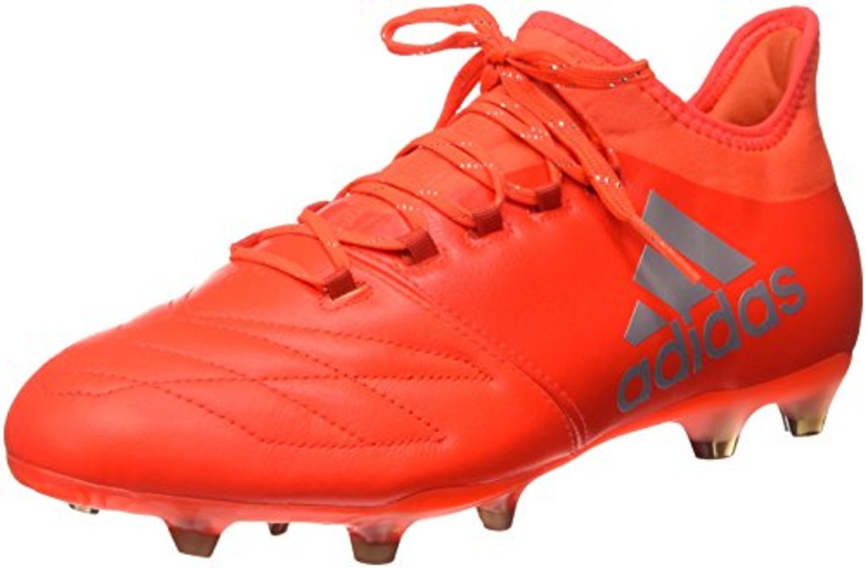 Social adidas X 16.2 FG Leather, Botas de fútbol para Hombre, Rojo
