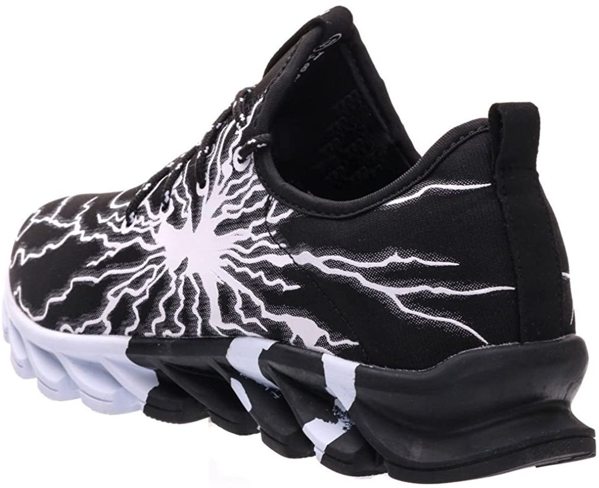 Social BRONAX Zapatos para Correr en Montaña y Asfalto Aire Libre y Deportes Zapatillas de Running Padel para Hombre Blanco Negro 39