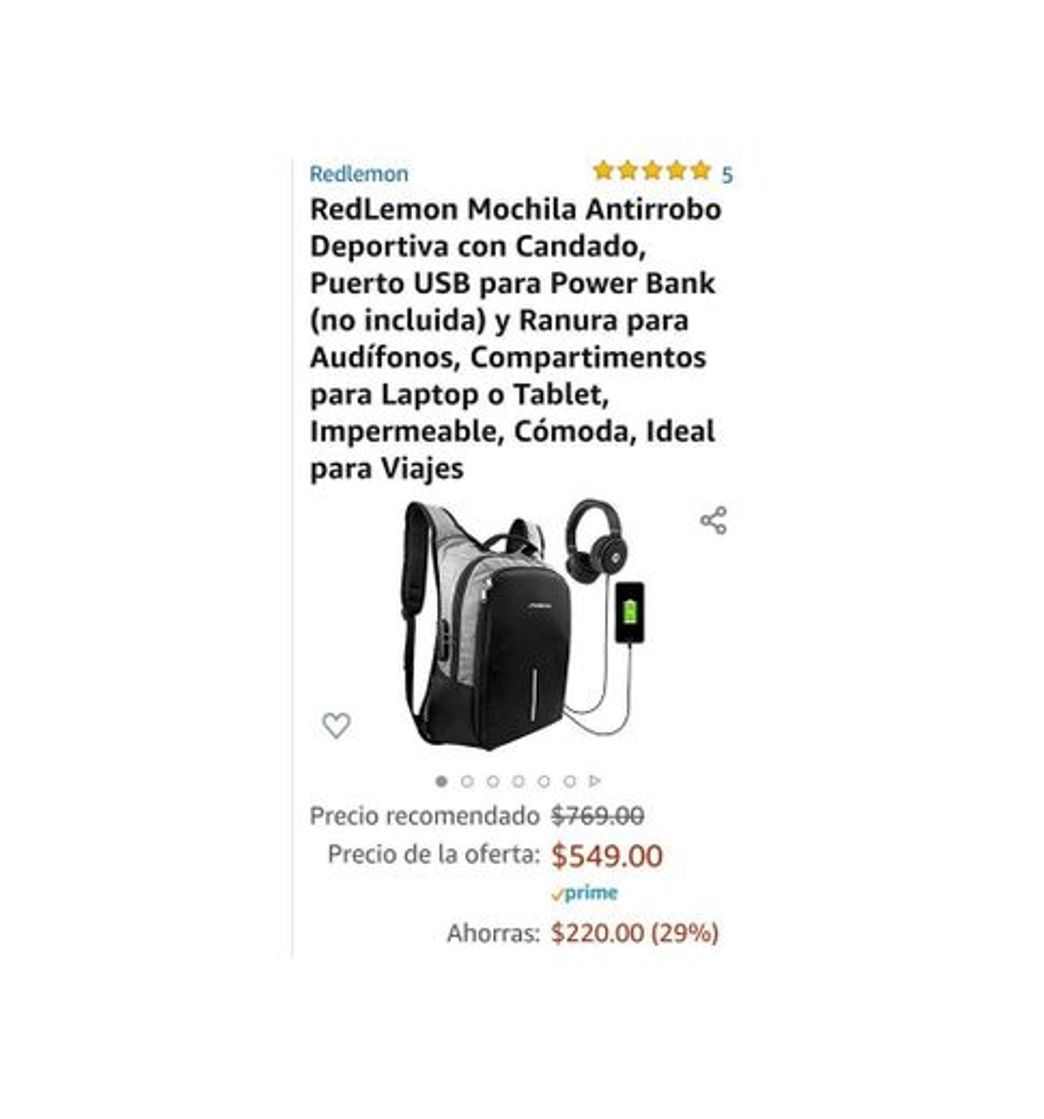 Product Mochila antirrobo 