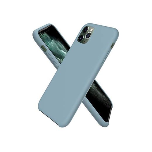 ORNARTO Funda Silicone Case para iPhone 11 Pro, Carcasa de Silicona Líquida