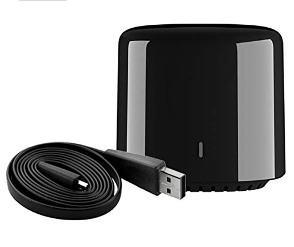 Products BestCon RM4C Broadlink RM mini4 Smart Home Hub WiFi IR Mando a Distancia Universal con Alexa Google Home Control de Voz Compatible con Smartphones iOS Android Broadlink RM4C Negro